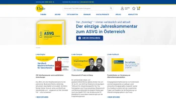 Website Screenshot: Linde Verlag - Linde Verlag - Fachverlag für Recht, Wirtschaft und Steuern | ... - Date: 2023-06-15 16:02:34