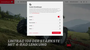 Website Screenshot: Traktorenwerk Lindner Gesellschaft Lindner Traktoren - Lindner Traktoren - Date: 2023-06-14 10:43:33