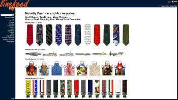 Website Screenshot: linefeed Shop für Originelle Krawatten - Linefeed - Novelty Fashion and Accessories - Date: 2023-06-23 12:06:06