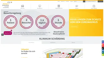 Website Screenshot: Allg. öffentl. Landeskrankenhaus LKH Schärding - Klinikum Schärding - ooeg.at - Date: 2023-06-23 12:06:09