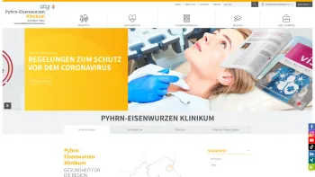 Website Screenshot: Allg. öffentl. Landeskrankenhaus LKH Steyr - Pyhrn-Eisenwurzen Klinikum - ooeg.at - Date: 2023-06-14 10:47:29