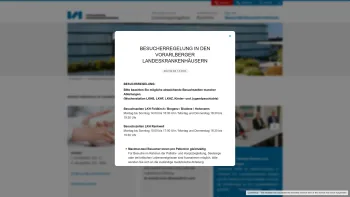 Website Screenshot: Allgemein öffentliches Krankenhaus der Stadt Landeskrankenhaus Hohenems Portal - Landeskrankenhaus Hohenems - Vorarlberger Landeskrankenhäuser - Date: 2023-06-23 12:06:09