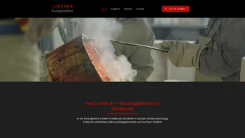 Website Screenshot: Paul Loderer - Kunstgießerei in Feldbach, Südoststeiermark | Paul Loderer - Date: 2023-06-26 10:26:31