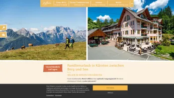 Website Screenshot: Gasthof Löffele ** Weissbriach Kärnten - Familienhotel Löffele | 3* Hotel in Kärnten, Weißbriach - Date: 2023-06-23 12:06:12