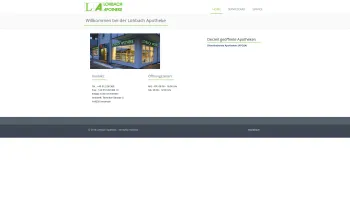 Website Screenshot: Lohbach-Apotheke Mag Eva Lohbach Apotheke Innsbruck Startseite - Lohbach Apotheke - Innsbruck - Date: 2023-06-23 12:06:12