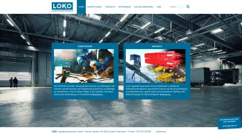 Website Screenshot: LOKO Logistikkomponenten GmbH Austria Tieschen - LOKO | LOKO Logistikkomponenten GmbH - Date: 2023-06-14 10:43:36