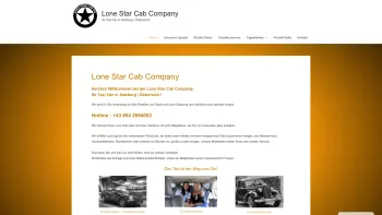 Website Screenshot: Taxi Salzburg Lone Star Cab Company Salzburg Taxi Mietwagen und Limousinen Service - Lone Star Cab Company – Ihr Taxi hier in Salzburg / Österreich! - Date: 2023-06-23 12:06:12