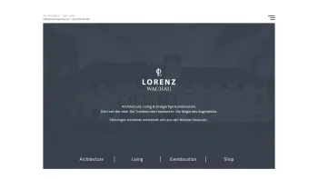 Website Screenshot: Content Lorenz Wachau - Home — LORENZ WACHAU - Date: 2023-06-15 16:02:34