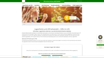 Website Screenshot: LOS Lehrinstitut für Orthografie u Schreibtechnik Bernd Domain - LOS: Hilfe bei LRS + Legasthenie (LRS-Therapie) - Date: 2023-06-23 12:06:15