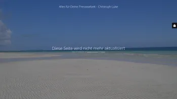 Website Screenshot: luke.pr text.konzeption.consulting - Diese Seite wird nicht mehr aktualisiert - Date: 2023-06-23 12:06:18