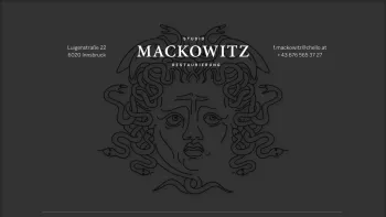 Website Screenshot: Studio Mackowitz Restaurierungen demnächst wieder online - Date: 2023-06-23 12:06:21