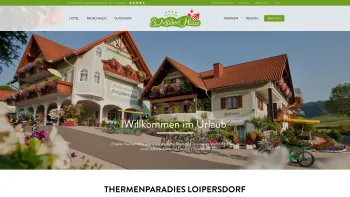 Website Screenshot: Hotel Pension Garni**** Drei-Mäderl-Haus Therme Loipersdorf - Hotel Garni Drei Mäderl Haus Loipersdorf - Thermenurlaub in Loipersdorf - Date: 2023-06-23 12:06:23