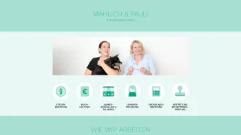 Website Screenshot: Mählich u. Co GmbH - PAULI STEUERBERATUNG | STEUERBERATUNG WIEN - Date: 2023-06-23 12:06:23