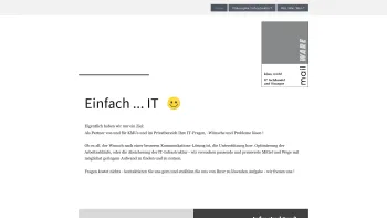 Website Screenshot: mailWARE Klaus Reichl IT fachhandel und lösungen - Home - Date: 2023-06-23 12:06:26
