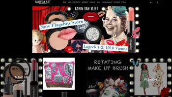 Website Screenshot: Karin Güntner Handels KarVan Vliet Make up Studio Professional Makeup Kosmetik Visagisten Online Shop - Karin van Vliet – Make Up, Kosmetik, Schminke, Visagistenausbildung - Date: 2023-06-23 12:06:26