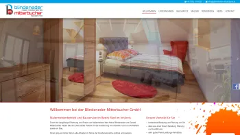 Website Screenshot: Malerei Blindeneder - Blindeneder-Mitterbucher GmbH - Malerei und Bauservice - Date: 2023-06-23 12:06:29