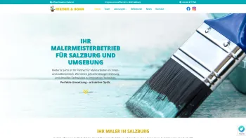 Website Screenshot: Malerei Rieder Sohn - Maler Salzburg - Rieder & Sohn GmbH - Date: 2023-06-23 12:06:29