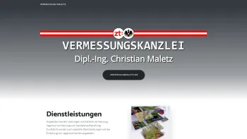 Website Screenshot: Vermessung Dipl.-Ing. Christian Maletz - Home - Vermessung Maletz - Date: 2023-06-14 10:37:04