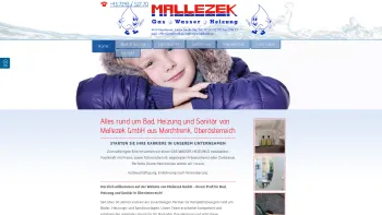 Website Screenshot: Mallezek Gas-Wasser-Heizung GmbH - Bad & Heizung Mallezek in Marchtrenk / Oberösterreich - Date: 2023-06-15 16:02:34