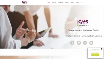 Website Screenshot: C&S EDV-Service und Entwicklung GmbH - Home - C&S Computer und Software GmbH in Augsburg - Date: 2023-06-23 12:06:30