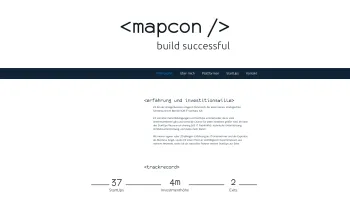 Website Screenshot: MapCon consulting GmbH - <mapcon /> - Date: 2023-06-23 12:06:32