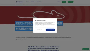 Website Screenshot: Marianne JÄGER Schädlingsbekämpfung GmbH - Marianne Jäger - Anticimex Schädlingsbekämpfung und Taubenabwehr - Anticimex - Date: 2023-06-15 16:02:34