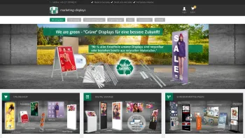 Website Screenshot: marketing-displays Produktionsgesellschaft für Werbe und Verkaufsförderungssysteme mbH Co. KG - Displays, Digital Signage und Werbeträger Made in Germany - Date: 2023-06-23 12:06:35