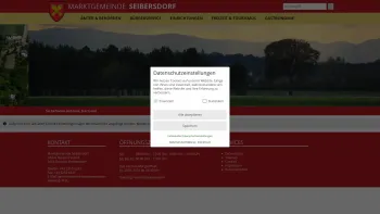 Website Screenshot: Freiwillige Feuerwehr Marktgemeinde Seibersdorf - Seibersdorf - GEM2GO WEB - Startseite - Date: 2023-06-23 12:06:35