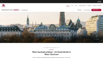 Website Screenshot: Vienna Marriott Hotel - Hotel im Stadtzentrum von Wien | Vienna Marriott Hotel - Date: 2023-06-14 16:37:22