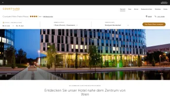 Website Screenshot: Courtyard by Marriott Wien Messe - 4-Sterne Hotel mit Parkplatz | Courtyard Wien Prater/Messe - Date: 2023-06-14 16:37:22