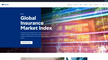 Website Screenshot: to Marsh. The worlds 1 risk specialist. - Marsh | Global Leader in Insurance Broking and Risk Management - Date: 2023-06-23 12:06:38