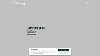 Website Screenshot: Schwaninger Martin Livestock Export - StartSeite - LIVESTOCK GmbH - Date: 2023-06-23 12:06:38