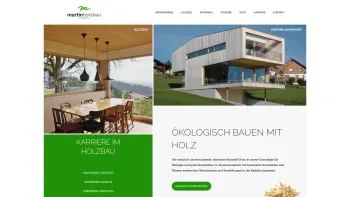 Website Screenshot: bei Holzbau Martin - Bauen mit Holz - Martin Holzbau - Date: 2023-06-14 10:43:42