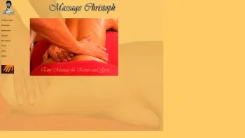 Website Screenshot: Massage Christoph Eine Massage fuer Koerper und Geist. - Massage Christoph - Date: 2023-06-14 10:43:42