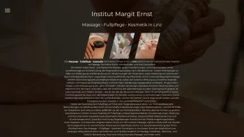 Website Screenshot: Massage Fußpflege Institut Margit Ernst - Massage Fußpflege Kosmetik Institut Margit Ernst - Massage Linz - Date: 2023-06-23 12:06:38