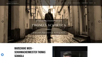 Website Screenshot: Massschuhe Thomas Schikola  - Thomas Schikola – Schuhmachermeister - Date: 2023-06-23 12:06:41