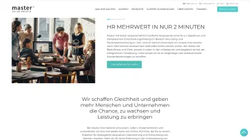 Website Screenshot: Master HR Consulting GmbH - Master HR Österreich - Date: 2023-06-23 12:06:41