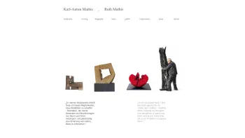 Website Screenshot: mathis-turning wood to art - KARL-ANTON MATHIS SCULPTOR sculpture - Date: 2023-06-23 12:06:41
