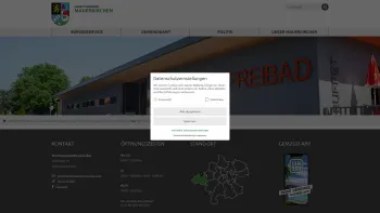 Website Screenshot: Marktgemeinde MauerkirchenHerzlichbeBürgerservice - Mauerkirchen - GEM2GO WEB - Zentrum - Date: 2023-06-23 12:06:44