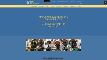 Website Screenshot: Maultrommel Wimmer - WIMMER MAULTROMMELN Handwerk & Tradition seit 17. Jhdt. - WIMMER-BADES MAULTROMMELERZEUGUNG - www.maultrommel.at - Date: 2023-06-23 12:06:44