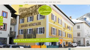 Website Screenshot: Jugendgästehaus Mauser Mühltaler Familiengästehaus Mauser Mühltaler - Youth hotel and youth hostel Mauser - Mühltaler Mauterndorf - Mauser - Mühltaler EN - Date: 2023-06-15 16:02:34