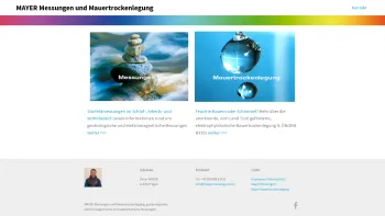 Website Screenshot: Mayer Messungen & Mauertrockenlegung - Home - MAYER Mauertrockenlegung - Fügen - Zillertal - Date: 2023-06-23 12:06:44