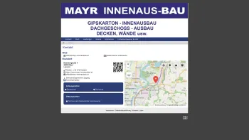 Website Screenshot: Mayr Innenausbau - Kontakt (MAYR-INNENAUSBAU) - Date: 2023-06-23 12:06:42
