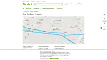 Website Screenshot: Meier Dental Fachhandel - Unser Standort in Rosenheim | Plandent.de - Date: 2023-06-14 10:43:47