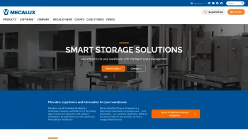 Website Screenshot: Mecalux. Industrial Shelving Racking Storage Solutions. - Mecalux International | Warehouse Storage Solutions - Date: 2023-06-23 12:06:49