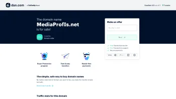 Website Screenshot: Mediaprofis.net - The domain name MediaProfIs.net is for sale - Date: 2023-06-23 12:06:52