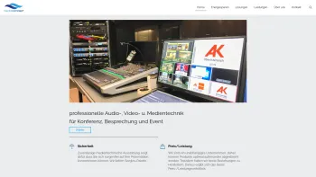 Website Screenshot: trescher media concept - Home - mediaConcept - medientechnik.cc - Date: 2023-06-23 12:06:52