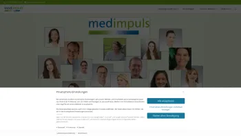 Website Screenshot: medimpuls Zentrum für Diagnostik, Therapie und Training - medimpuls - Ihr Gesundheitszentrum in Wien I Jetzt informieren - Date: 2023-06-23 12:06:52