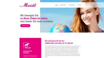 Website Screenshot: Meidl Reisen GesmbH - Meidl-Reisen – Wir bringen Sie zu den schönsten Zielen in ganz Europa. - Date: 2023-06-23 12:06:55