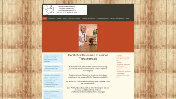 Website Screenshot: Die Tierarztparaxis von Dr. Gabriele Razek 2391 Kaltenleutgeben, HAUSBESUCHE, NOTFÄLLE, - Home - Date: 2023-06-23 12:06:55